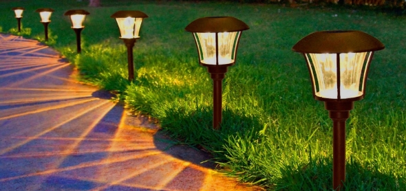 Solar pathway lights outdoor