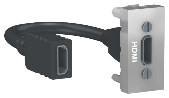 Розетка HDMI встраиваемая Шнайдер