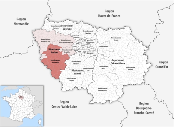Иль де Франс административное деление