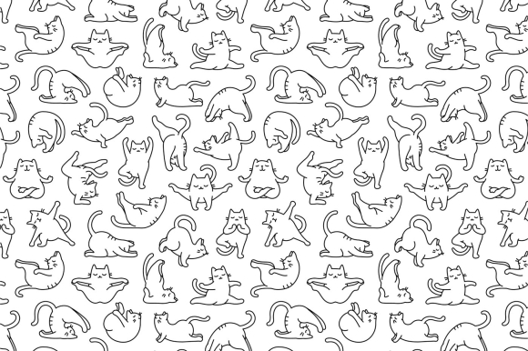 Паттерн с котами