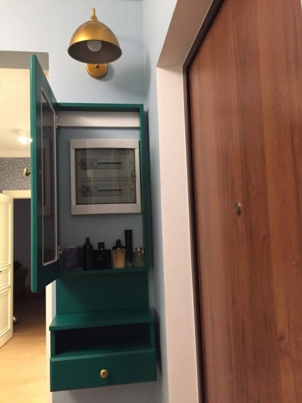 Электрический щиток в прихожей