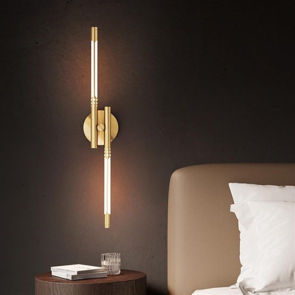 Lightning Brass on the Wall Arte nuovo interriors