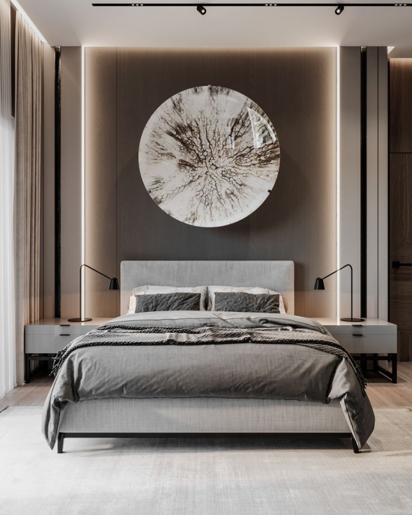 Интерьер спальной