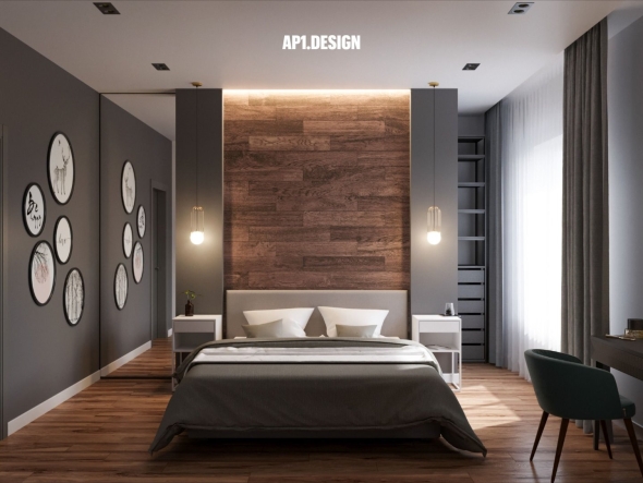 Интерьер спальной