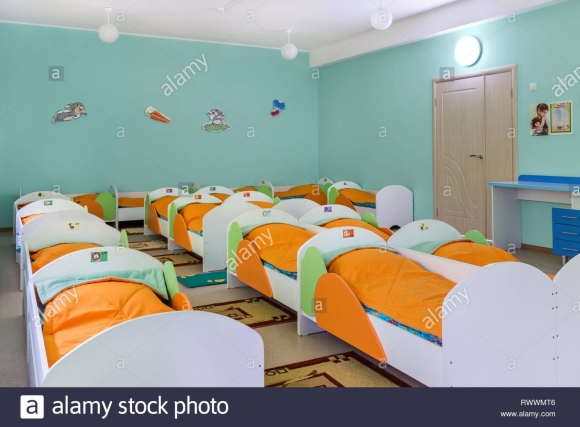 Спальни в детском саду