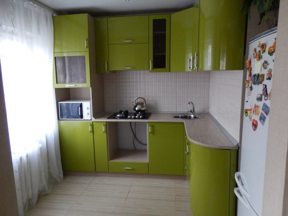 Кухни в хрущевке угловые