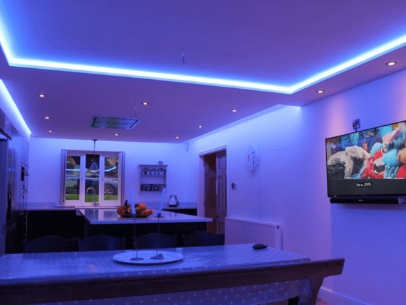 Подсветка светодиодной лентой