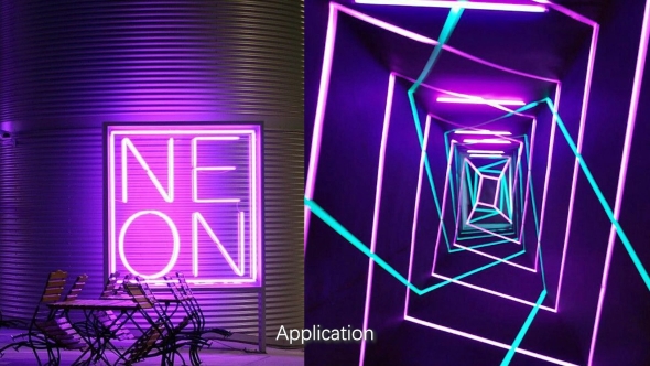 Гибкий неон в интерьере