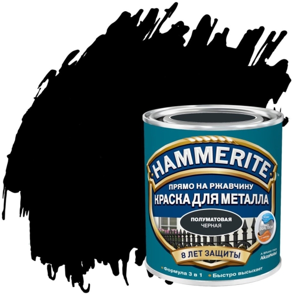 Гладкая краска Хаммерайт
