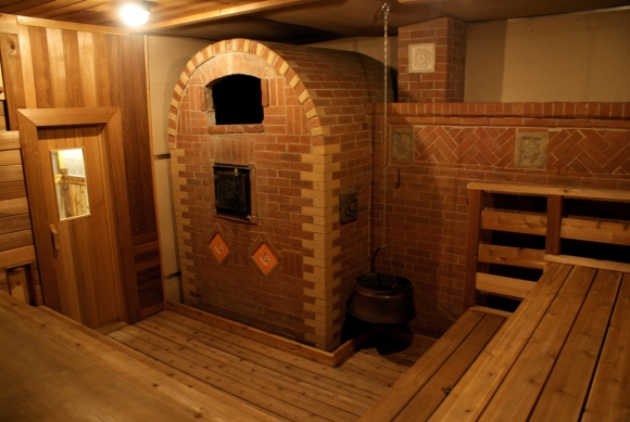 Кирпичная печь для бани