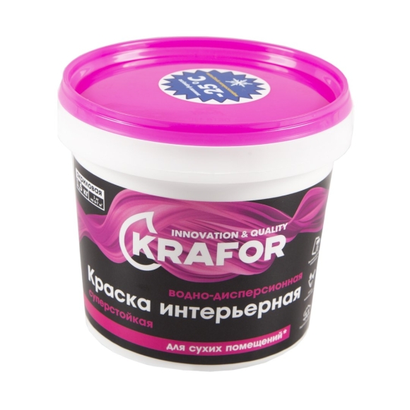 Краска Крафор интерьерная латексная