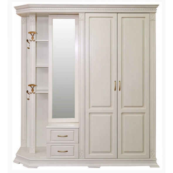 Шкаф комбинированный для прихожей верди люкс
