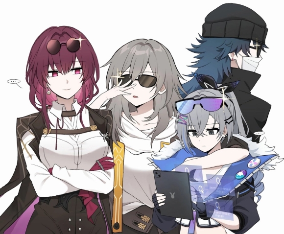 Honkai Star Rail Кафка и серебряный волк