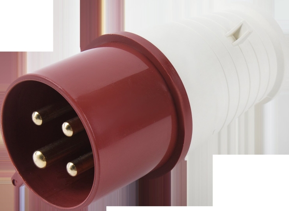 Вилка с заземлением iek ноль в a цвет