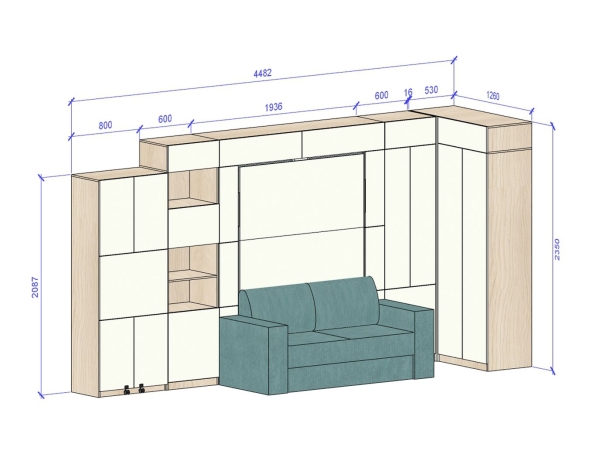 Прогресс дизайн мебель трансформер