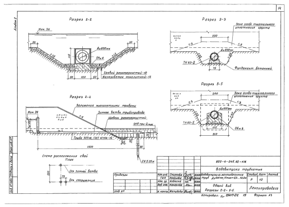 Оголовок трубы водопропускной