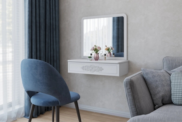 Туалетный столик подвесной консоль