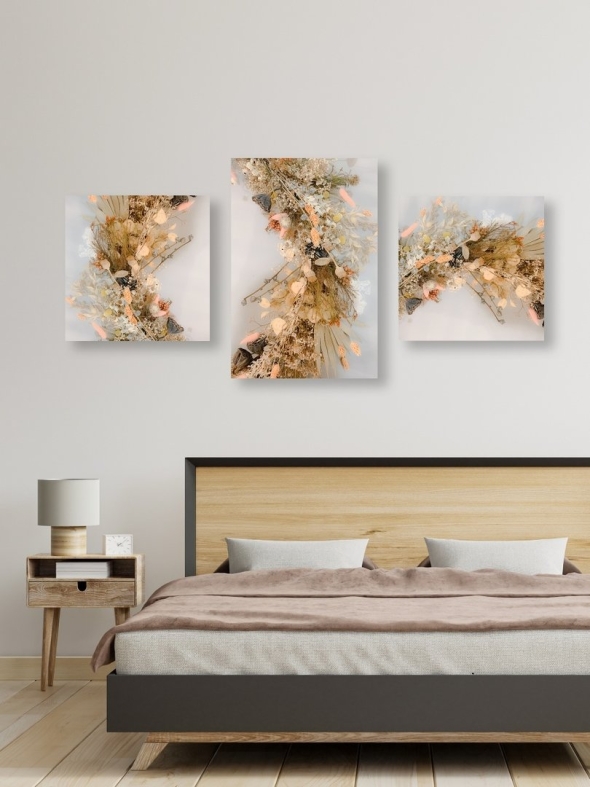 Модульные картины в интерьере