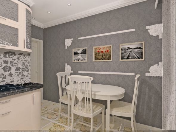 Красивая стена на кухне
