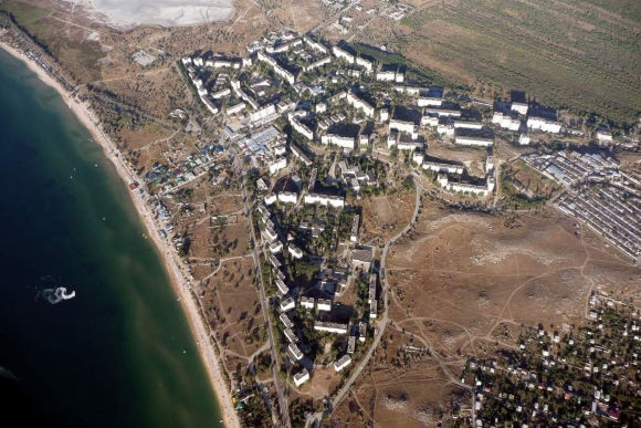 Поселок Щелкино Азовское море
