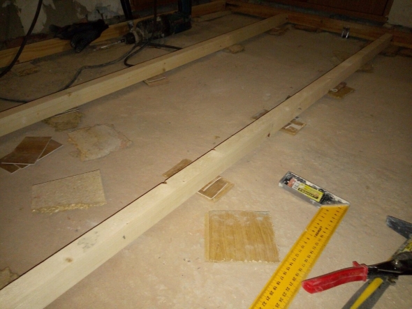 Выравнивание деревянного пола фанерой