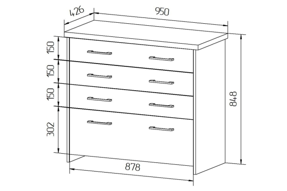 Комод монтана хофф