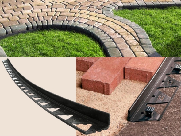 Пластиковый бордюр стандартпарк