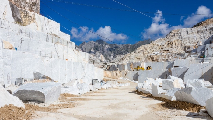 Каррарский мрамор карьер