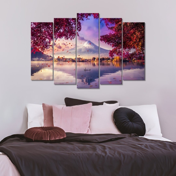 Модульные картины для спальни