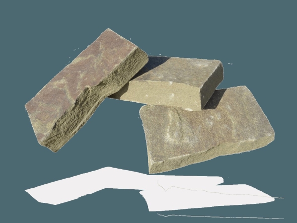 Камень серо-зеленый песчаник