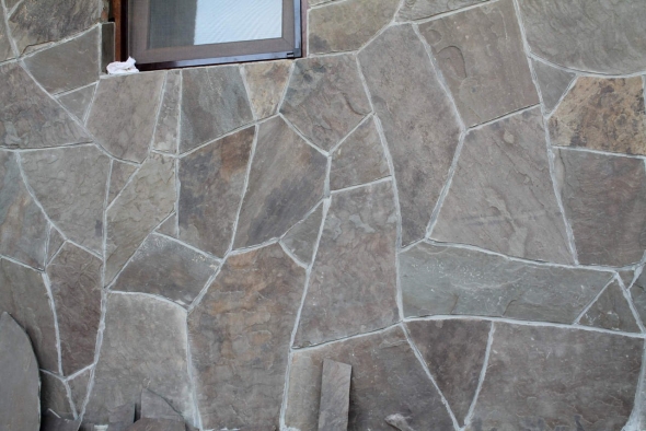 Цоколь песчаник плитняк серо зеленый