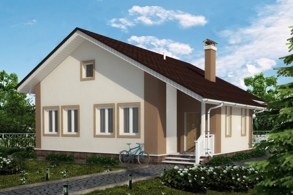 Дома с двухскатной крышей одноэтажные