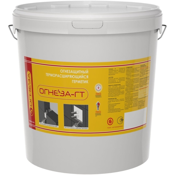 Огнезащитный терморасширяющийся герметик огнеза гт