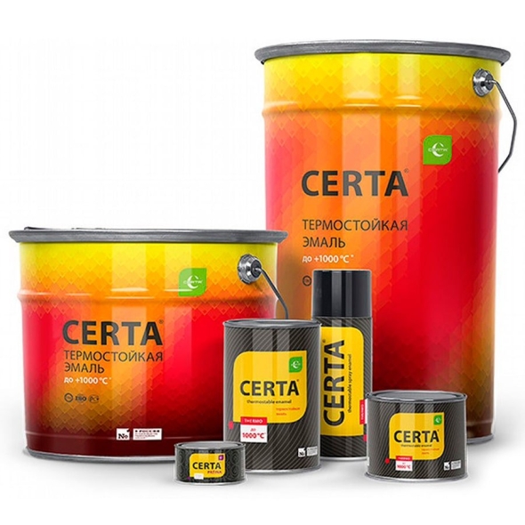 Термостойкая эмаль certa