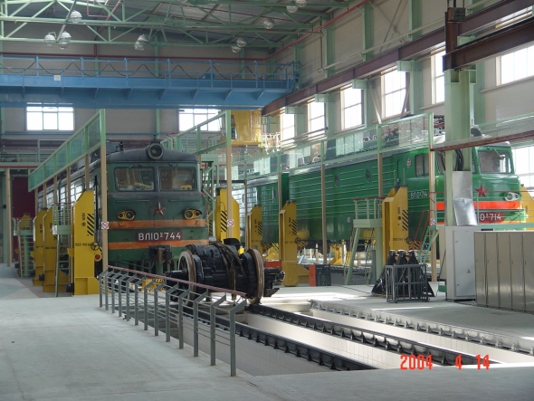 Локомотивное депо волхов