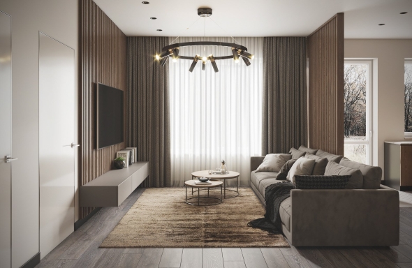 Стильный интерьер гостиной