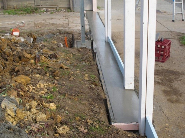 Закладная под откатные ворота