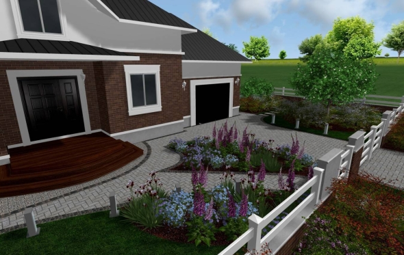 Ландшафт участка соток