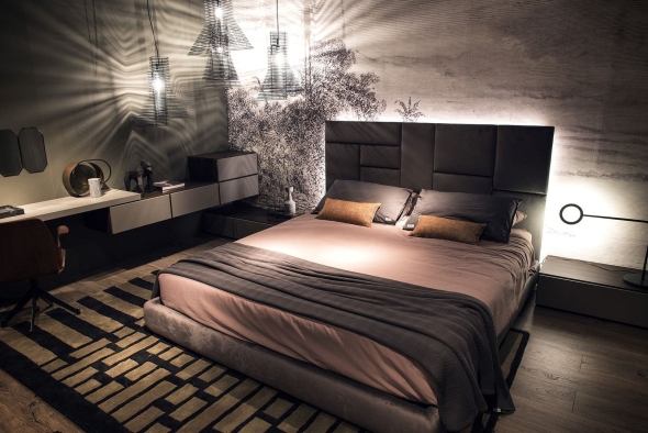 Мужская спальня интерьер