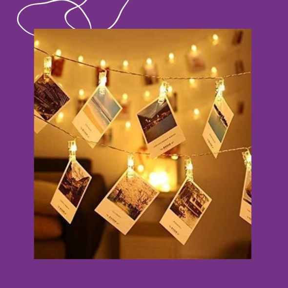 Гирлянда прищепки