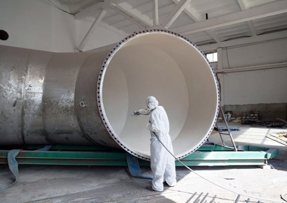 Футеровка фторопластом емкостей