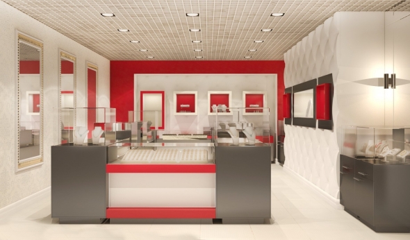 Интерьер ювелирного салона