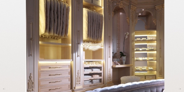 Итальянские гардеробные арт деко
