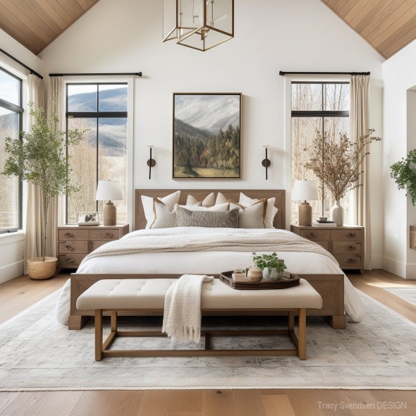 Интерьер спальной