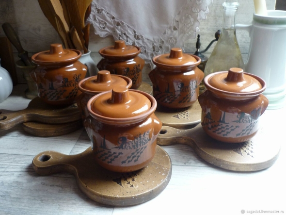 Горшочек для запекания борисовская керамика