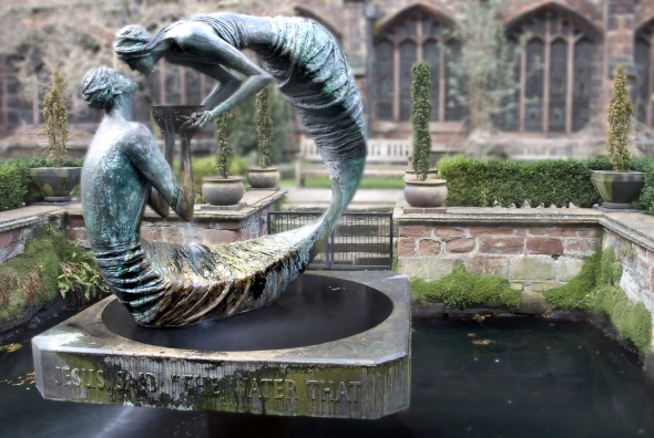 The spirit of water sculpture in chicago