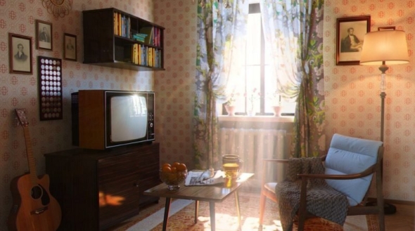 Советский интерьер квартиры