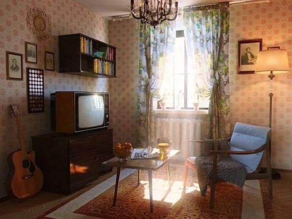 Советский интерьер квартиры