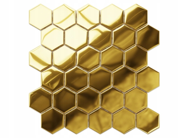 Hexagon metal мозаика металлическая